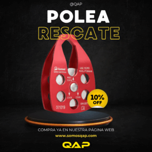 Polea De Rescate30kn C/Placa De Oscilación